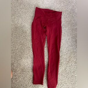 Women’s Red Leggings